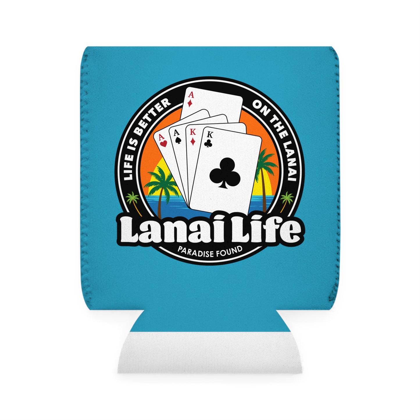 Lanai Life Can Sleeve - Poker Graphic